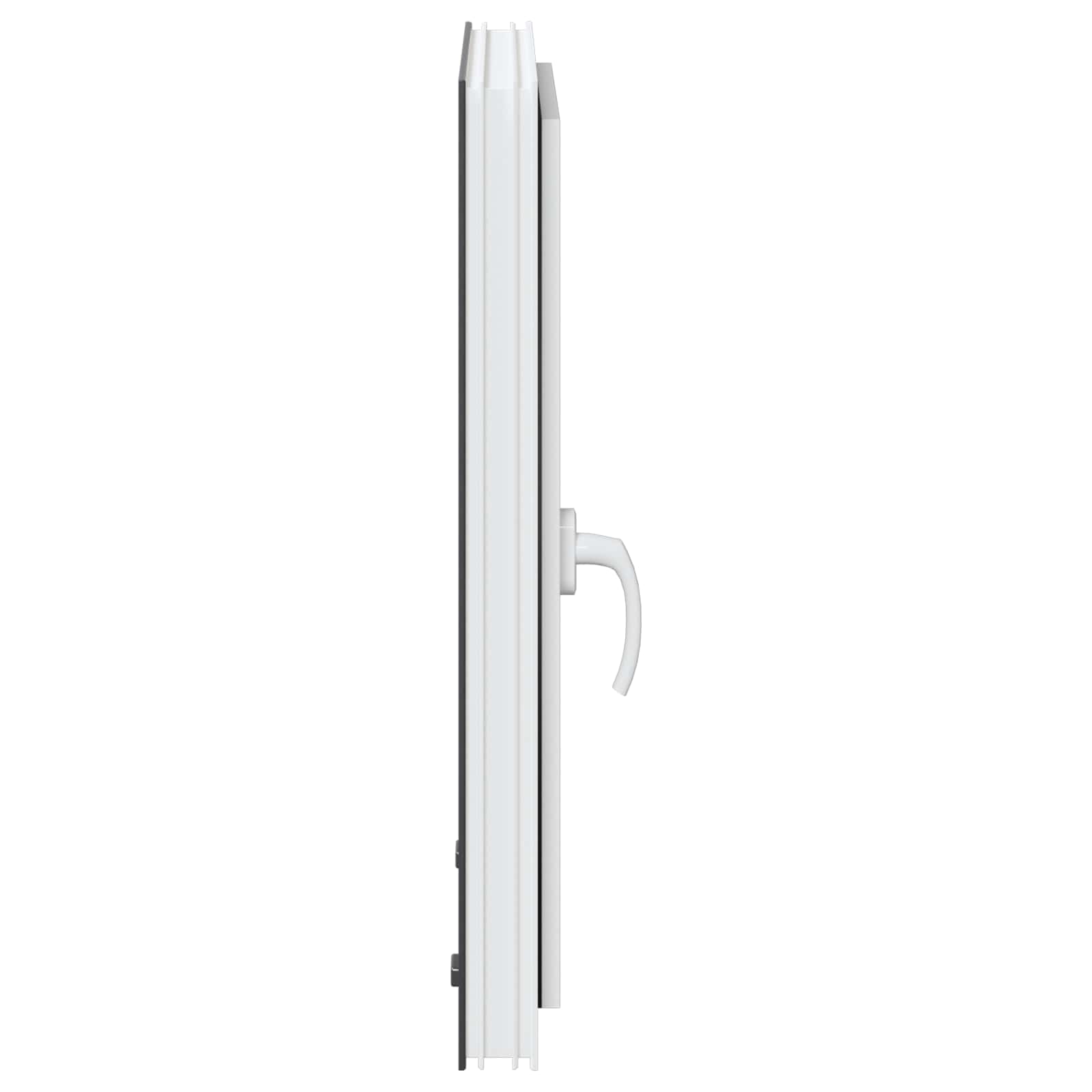 Kellerfenster RISOR 50 x 50 cm PVC und Glas Weiß
