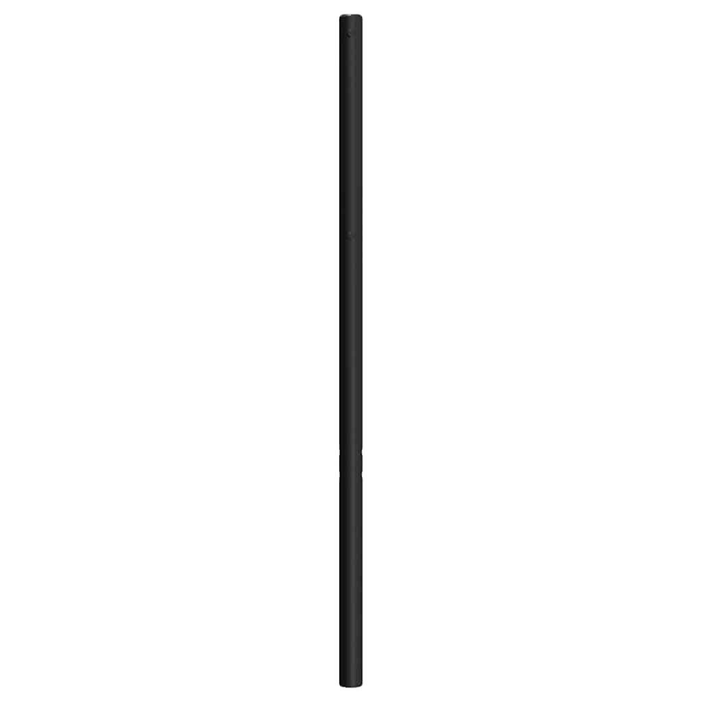 Ersatz-Kopfteil Metall Schwarz 100 cm