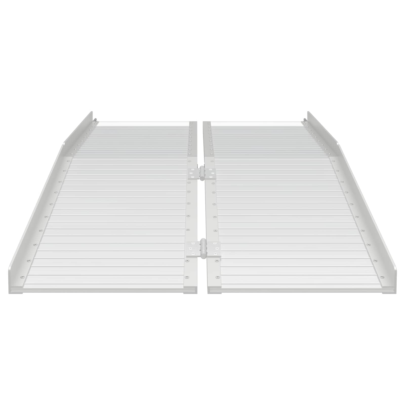 Rampe für Rollstühle 270 kg Silber 62 x 73 x 5 cm Aluminium