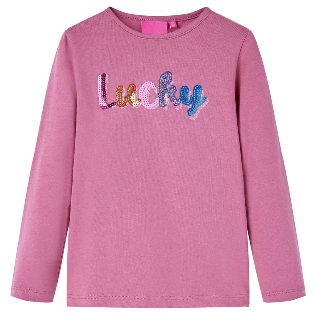 Kinder-Langarmshirt Marineblau 116