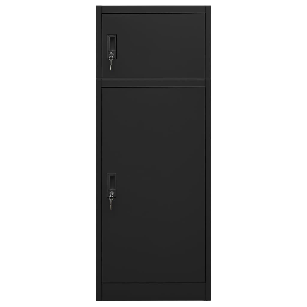Sattelschrank Weiß 53x53x140 cm Stahl