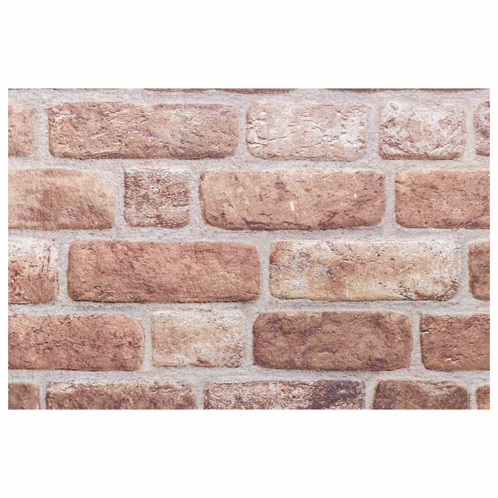 Wandpaneele 10 pcs Ziegel 100 x 50 cm EPS-Schaum
