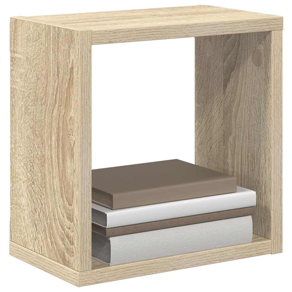 Würfelregale 2 Stk. Weiß 30x15x30 cm