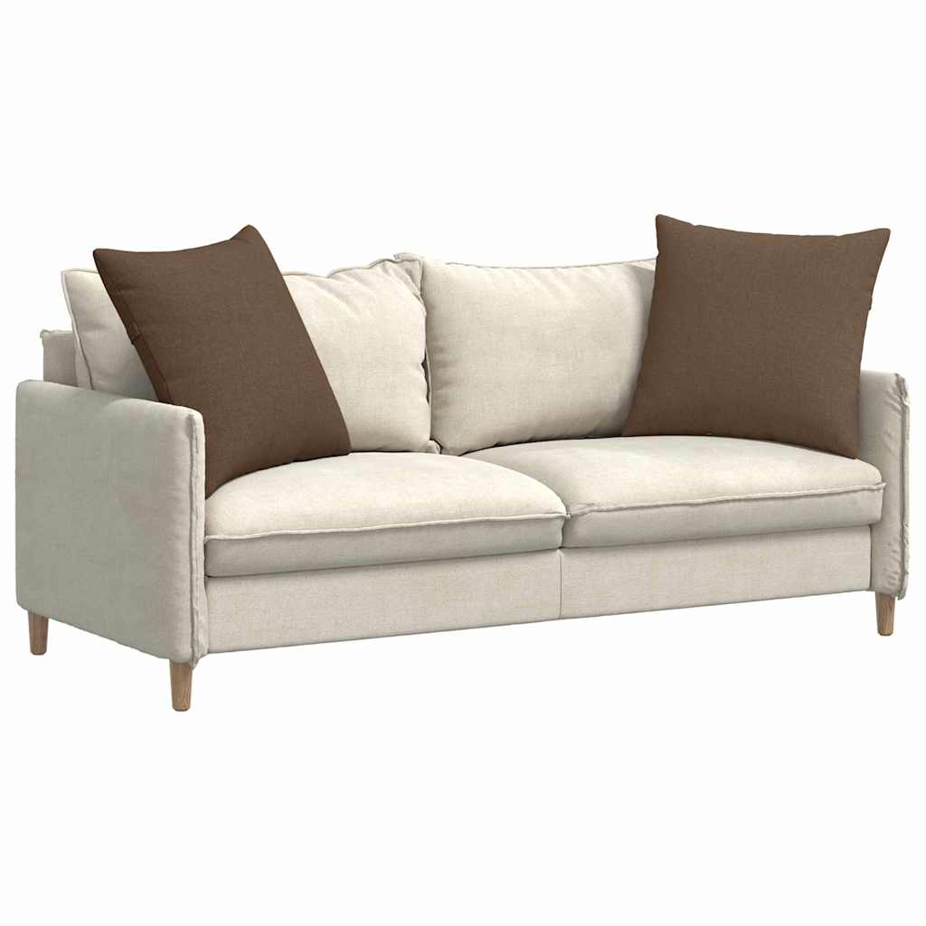 Sofakissen 2 pcs Hellgrau 50 x 30 cm Stoff