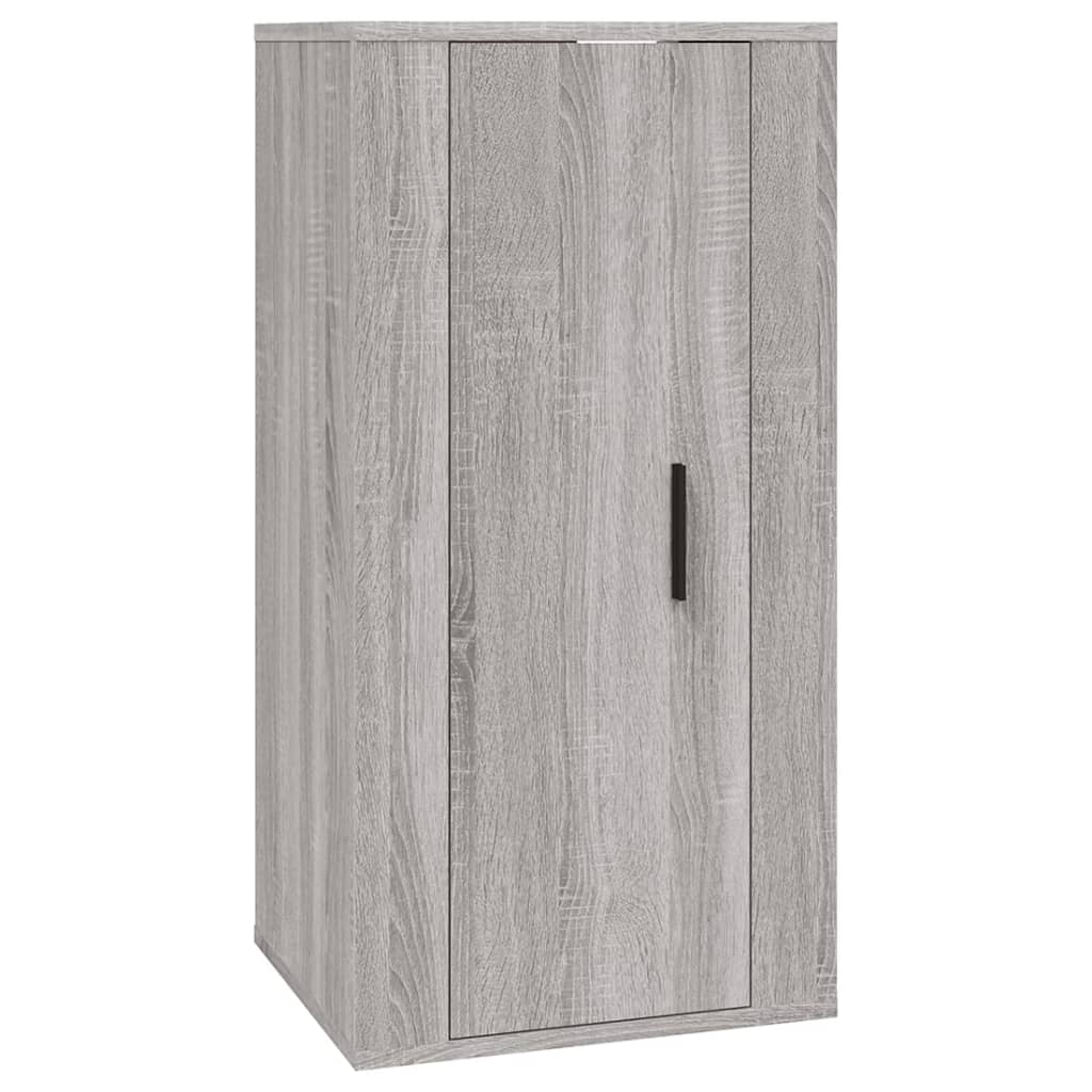 3-tlg. TV-Schrank-Set Weiß Holzwerkstoff