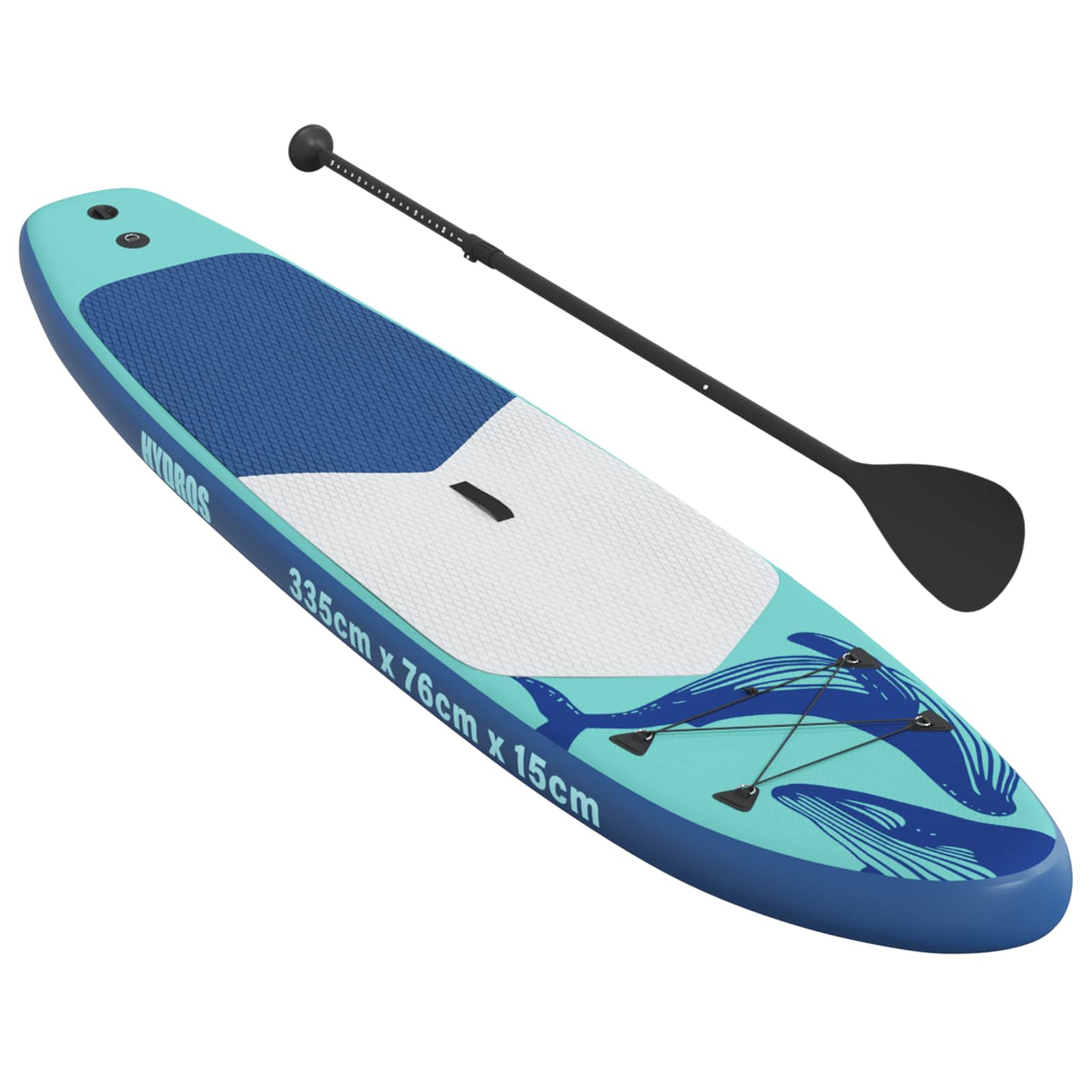 Aufblasbares Stand Up Paddle Board HYDROS 305 x 76 x 15 cm für