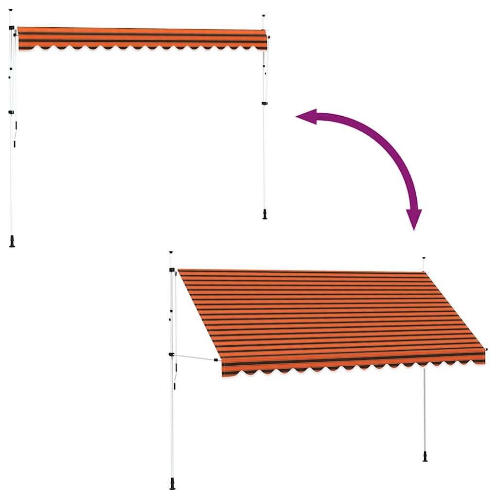 Einziehbare Markise Handbetrieben 150 cm Anthrazit