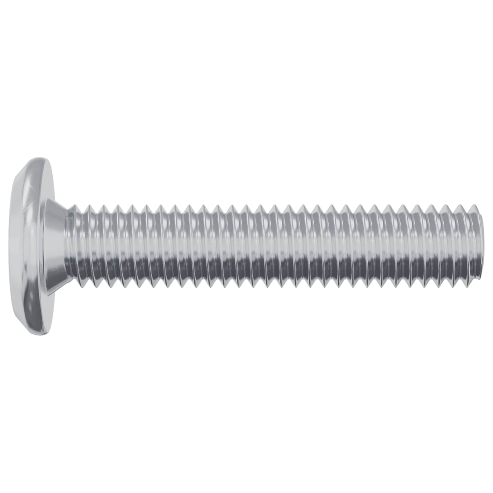 Schraube mit Sperre Uni 2 pcs Silber M6 x 12 mm Stahl