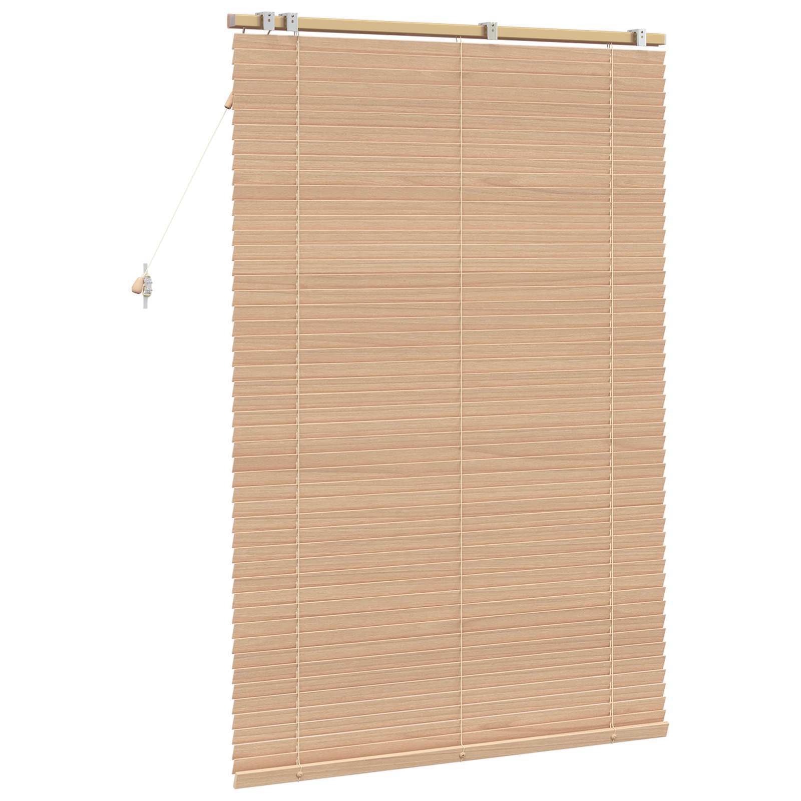 Jalousie Eichenoptik 40 x 130 cm 35 mm Massives Paulownia-Holz