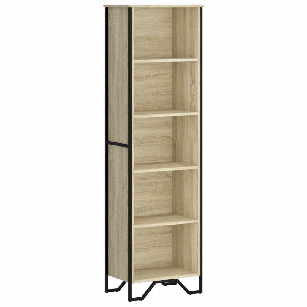 Bücherregal Schwarz 80x31x169 cm Holzwerkstoff
