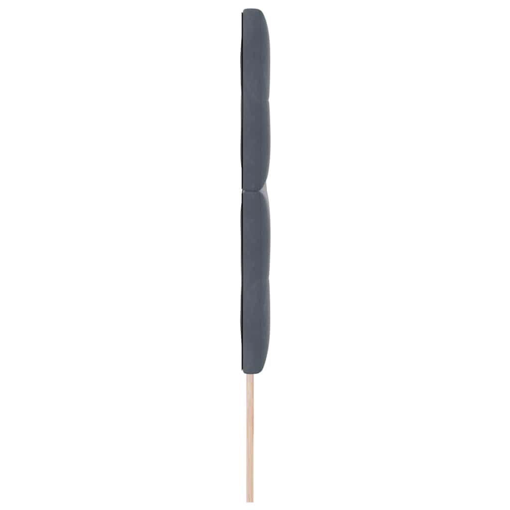 Kopfteil Hellgrau 80 cm Samt