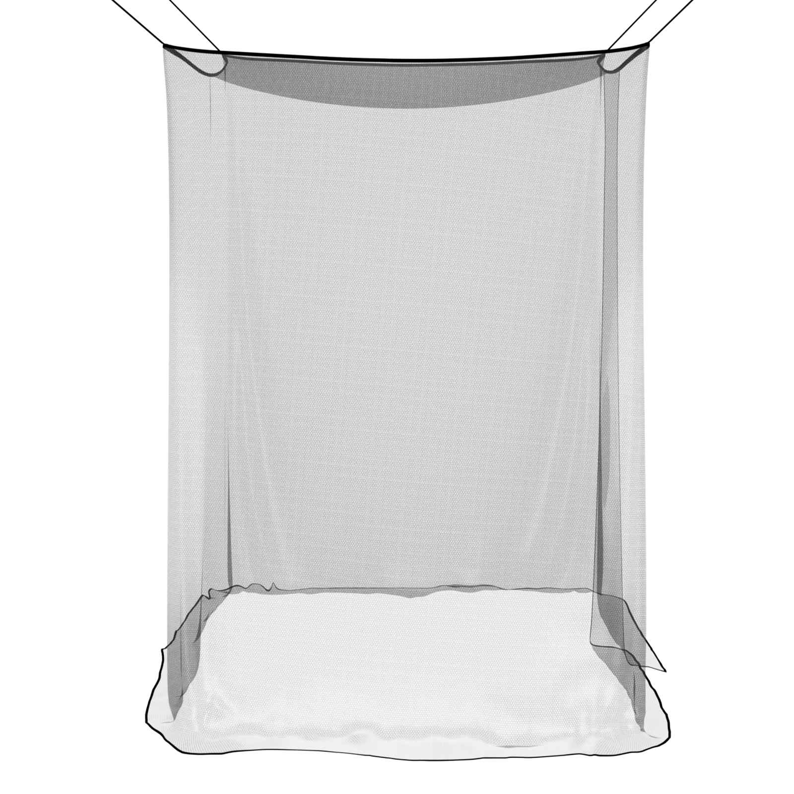 Moskitonetz zum Aufhängen 156 Mesh Weiß 220x100x150 cm
