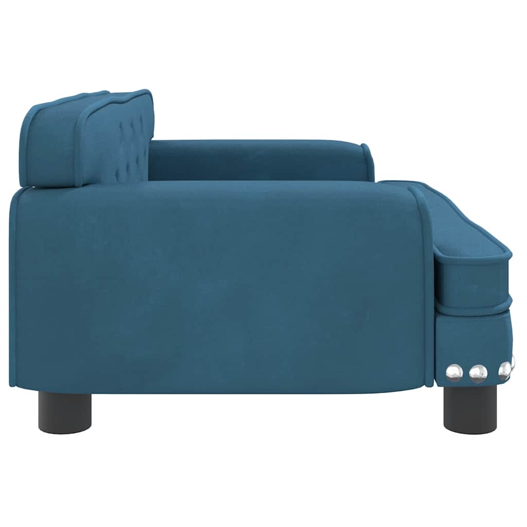 Hundebett Rosa 90x53x30 cm Samt