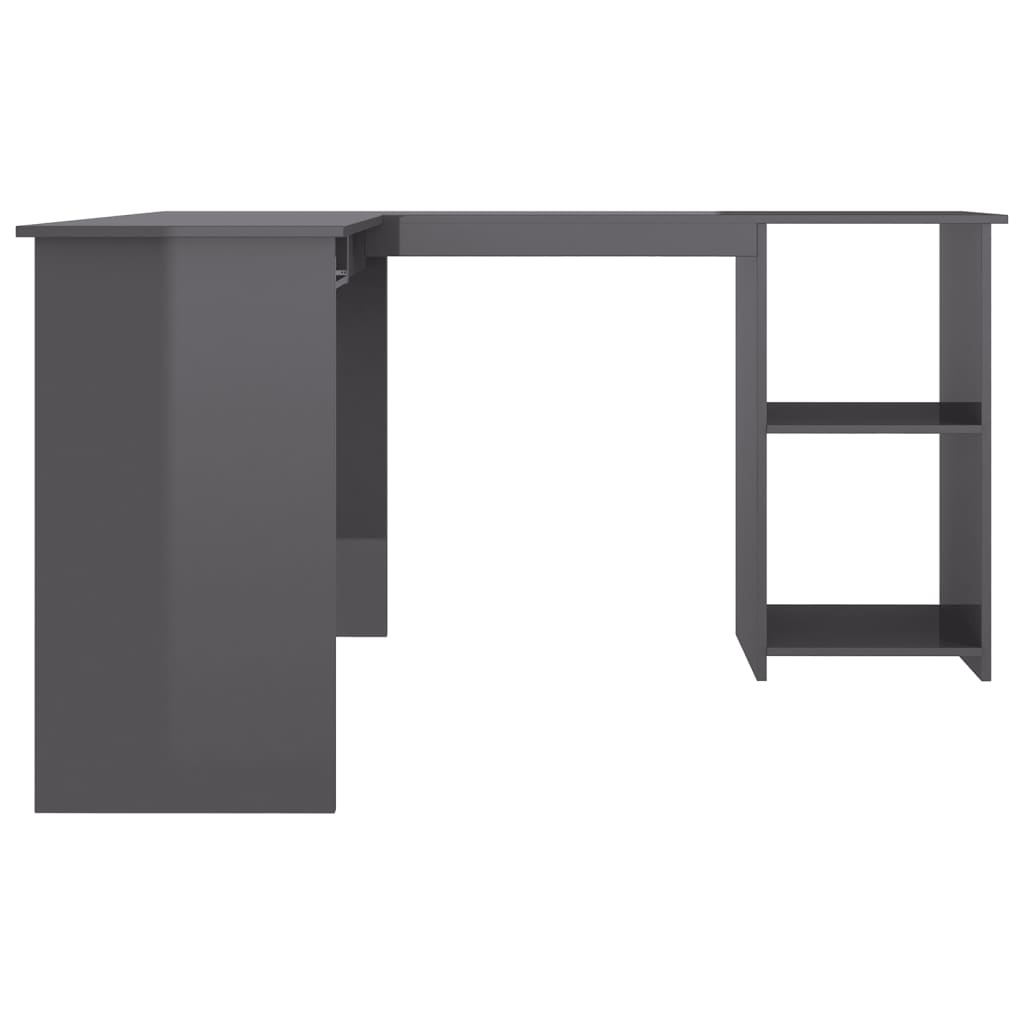 Eckschreibtisch in L-Form Weiß 120x140x75 cm Holzwerkstoff