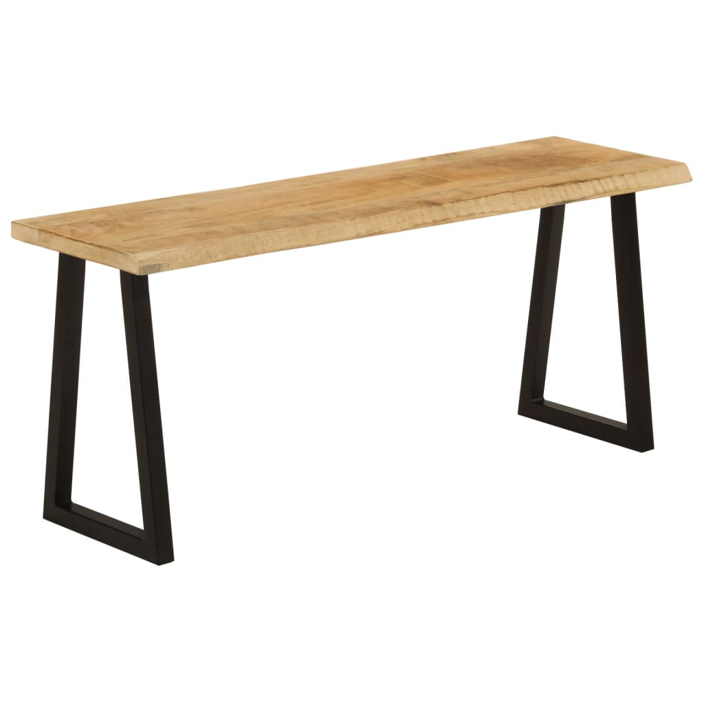 Bank Baumkante 105 cm Massivholz Akazie