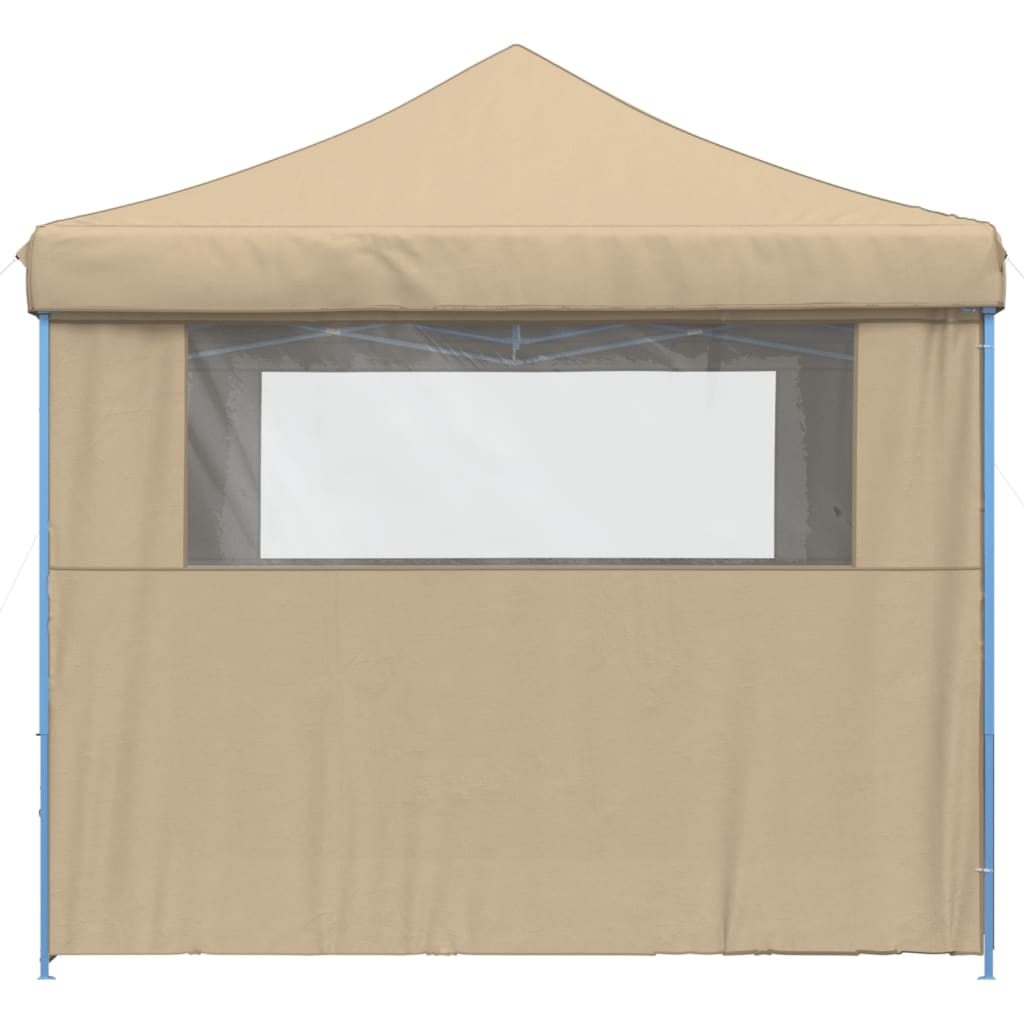 Partyzelt Faltbar Pop-Up Schwarz 292x292x315 cm