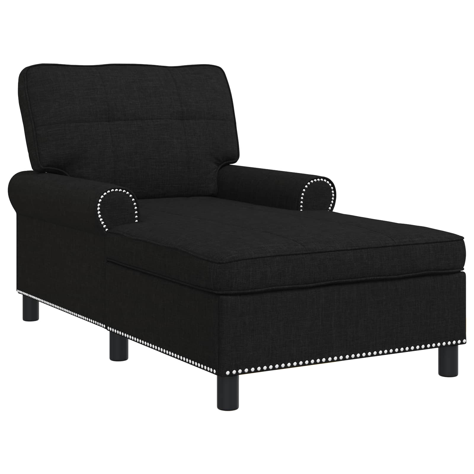 Lounge-Liege mit Kissen Hellgrau 91 x 157 x 91 cm Stoff