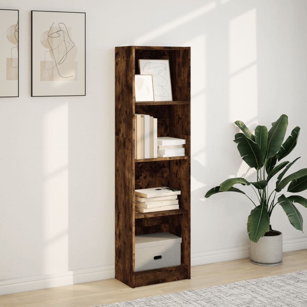 Bücherregal Weiß 40x24x75 cm Holzwerkstoff