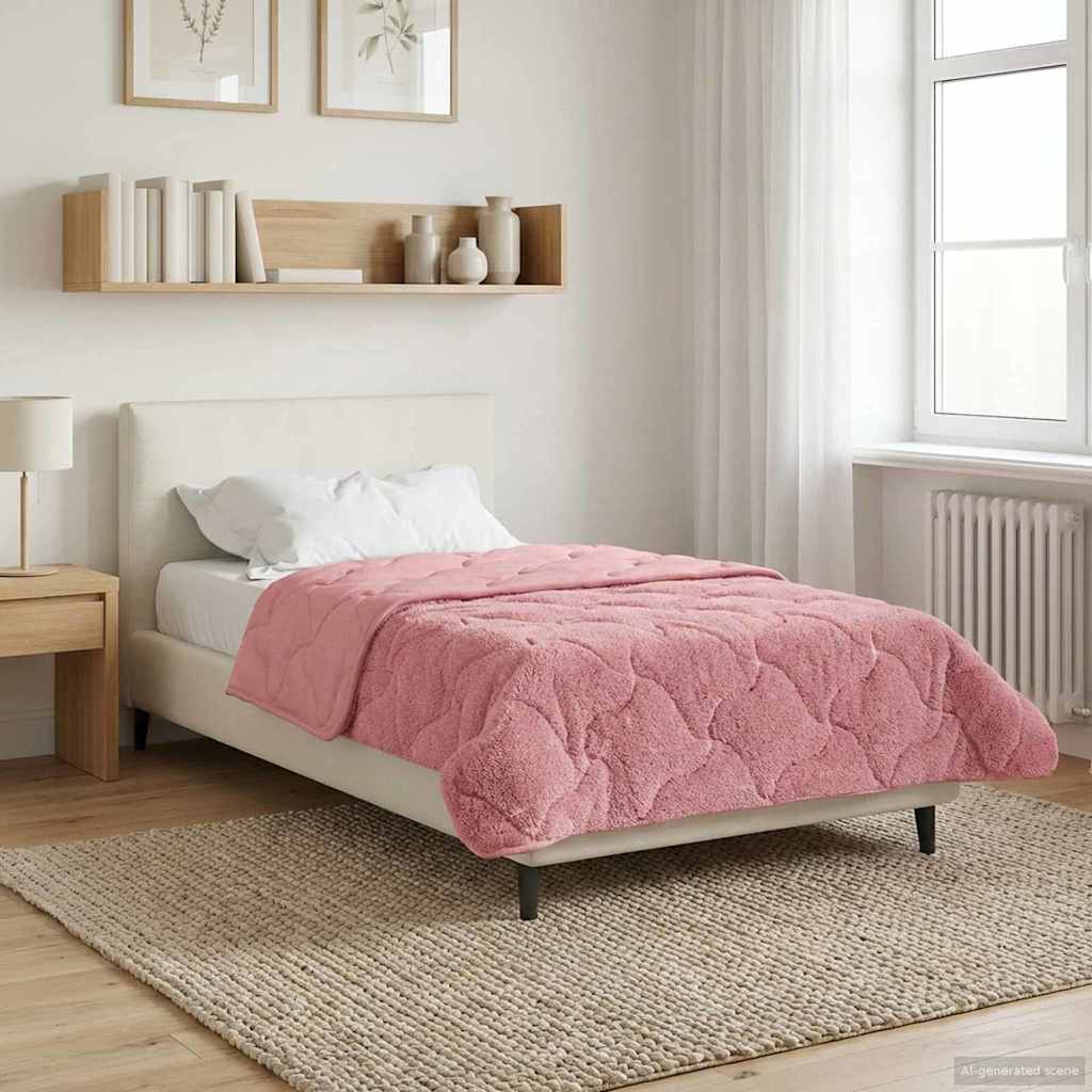 Winterbettdecke Gepolstert Anthrazit 135 x 200 cm