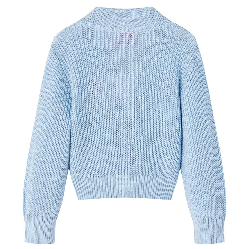 Kinder-Strickjacke Blau 116