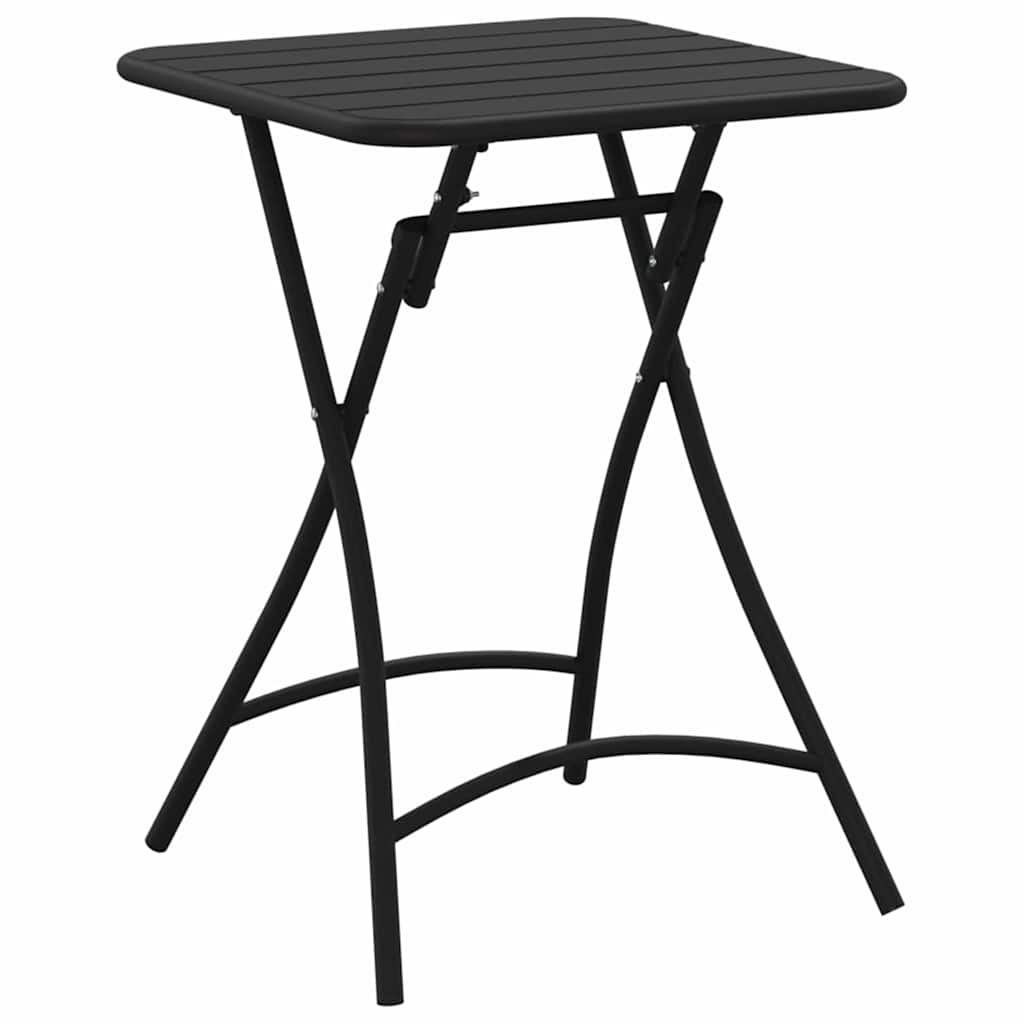 Bistrotisch Weiß 55 x 55 x 72,5 cm Pulverbeschichteter Stahl