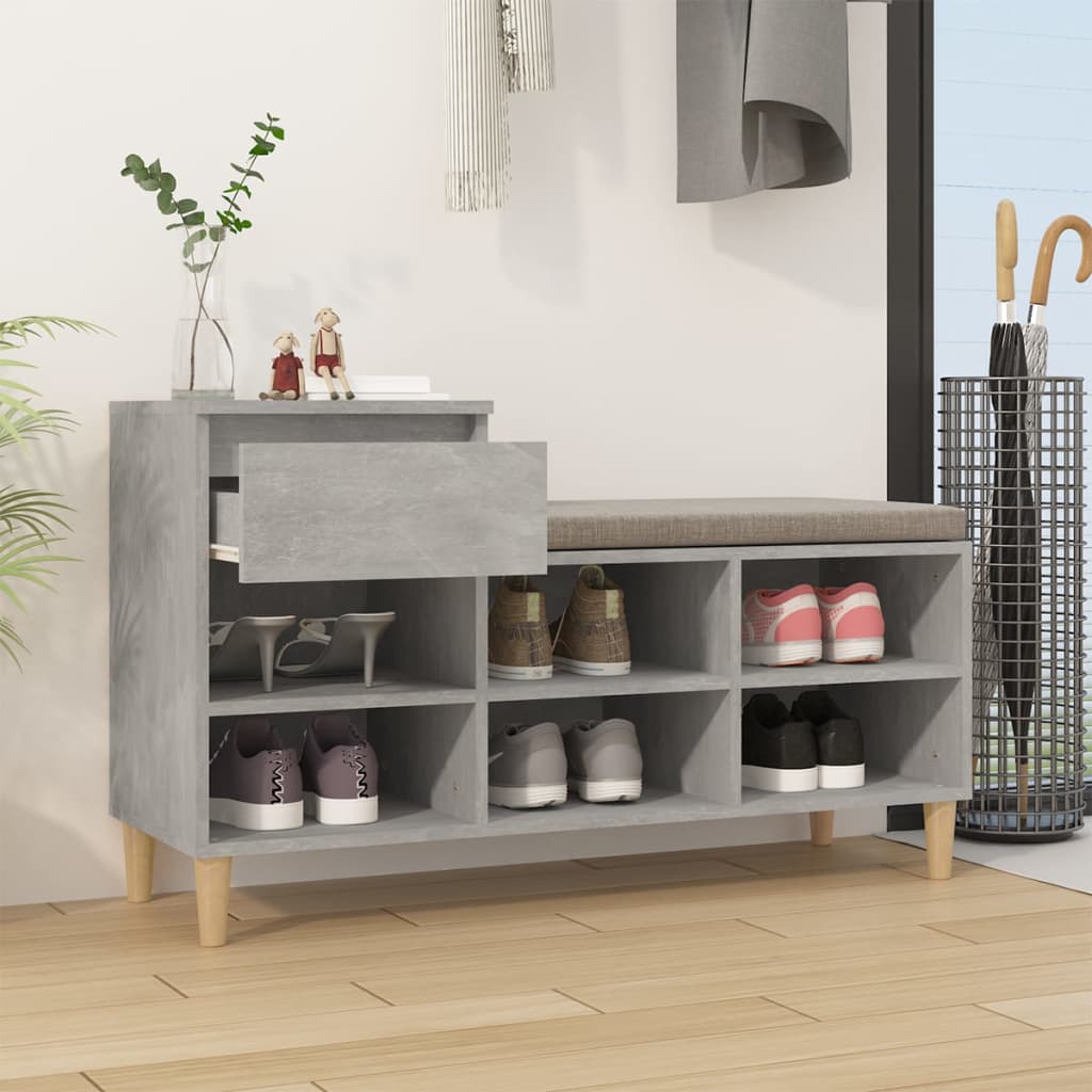 Schuhregal Weiß 102x36x60 cm Holzwerkstoff