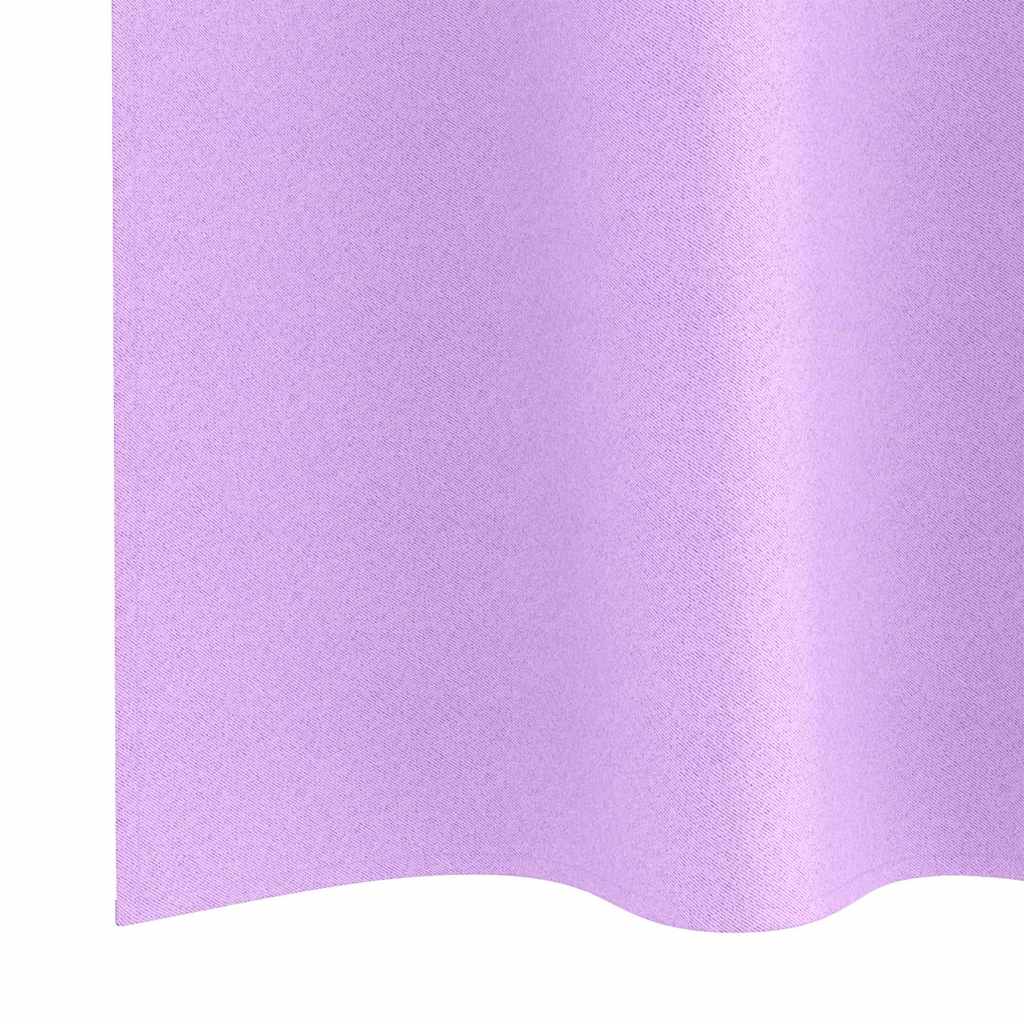 Verdunkelungs-Vorhänge mit Ringen 2 pcs Beige 140 x 140 cm