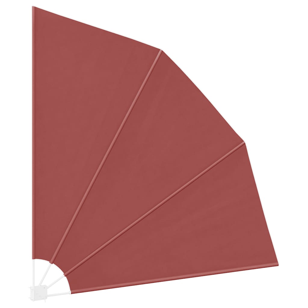 Faltbarer Balkonfächer Grau 210×210 cm
