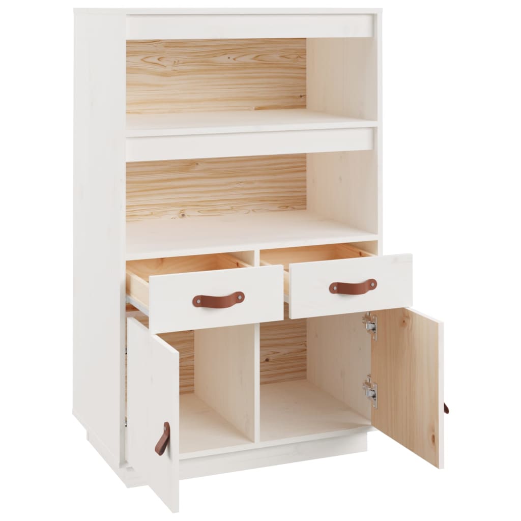 Highboard 67x40x108,5 cm Massivholz Kiefer