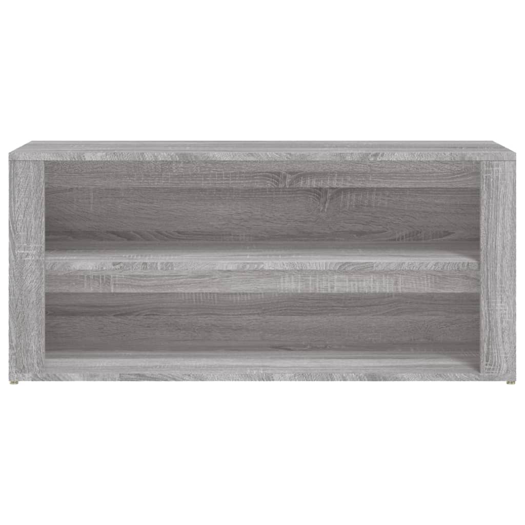 Schuhregal Weiß 100x35x45 cm Holzwerkstoff