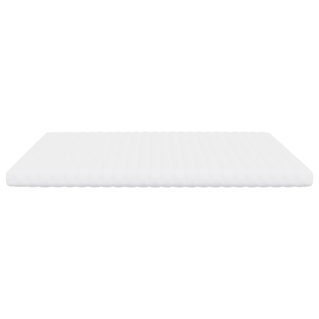 Schaumstoffmatratze Weiß 80x200 cm 7-Zonen Härtegrad 20 ILD