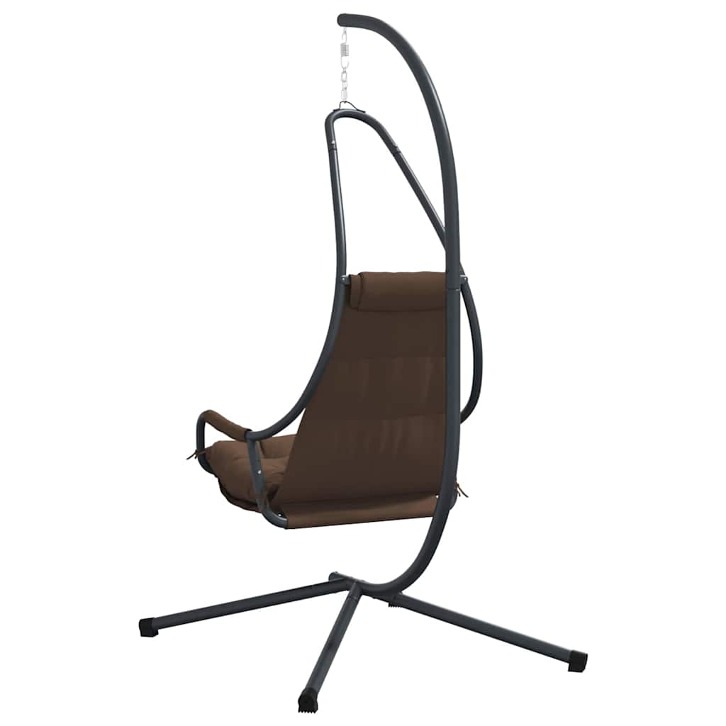 Hängendes Ei-Stuhl Anthrazit 94 x 107 x 196,5 cm Stahl