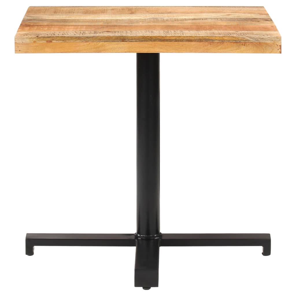Bistrotisch Rund Ø60x75 cm Raues Mangoholz