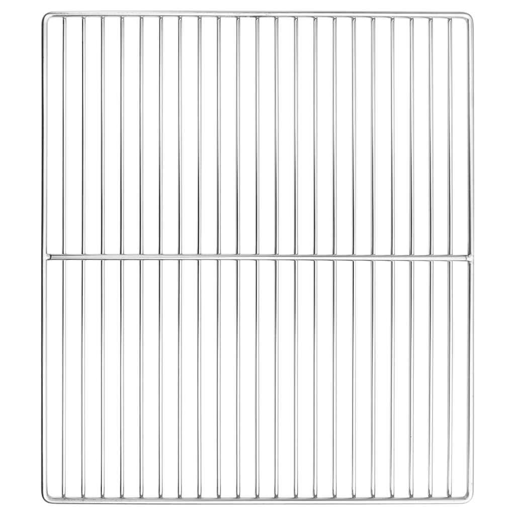 Grillrost Silber 40 x 30 cm Edelstahl