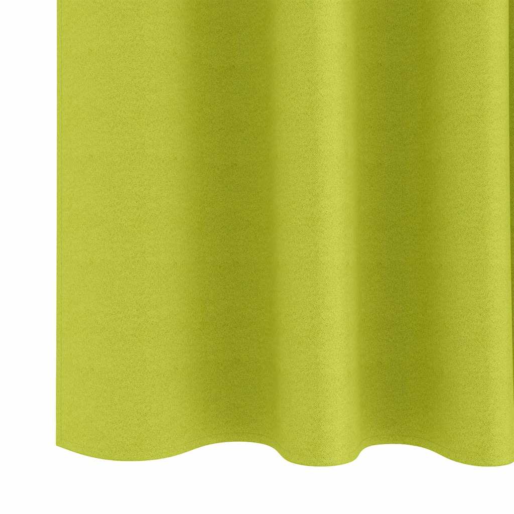 Verdunkelungs-Vorhänge mit Ringen 2 pcs Beige 140 x 140 cm