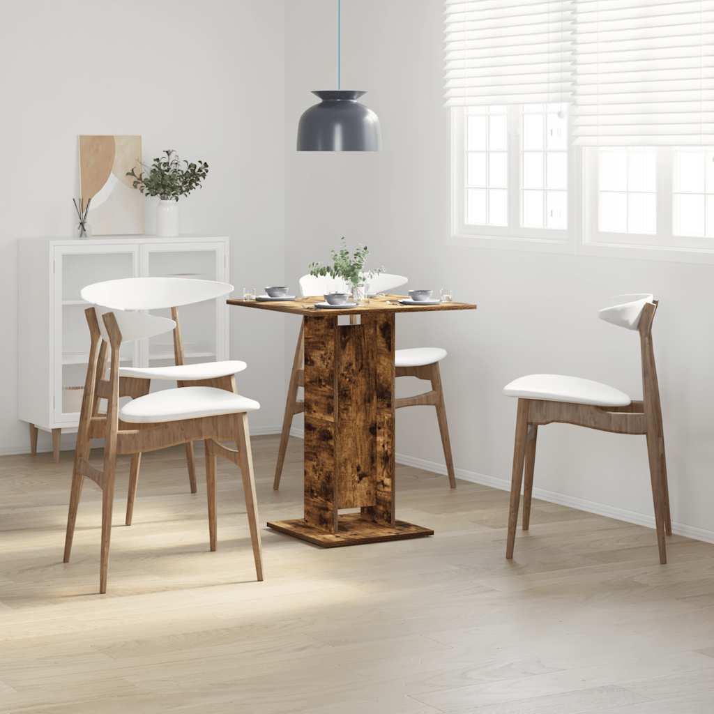 Bistrotisch Weiß 60x60x75 cm Holzwerkstoff