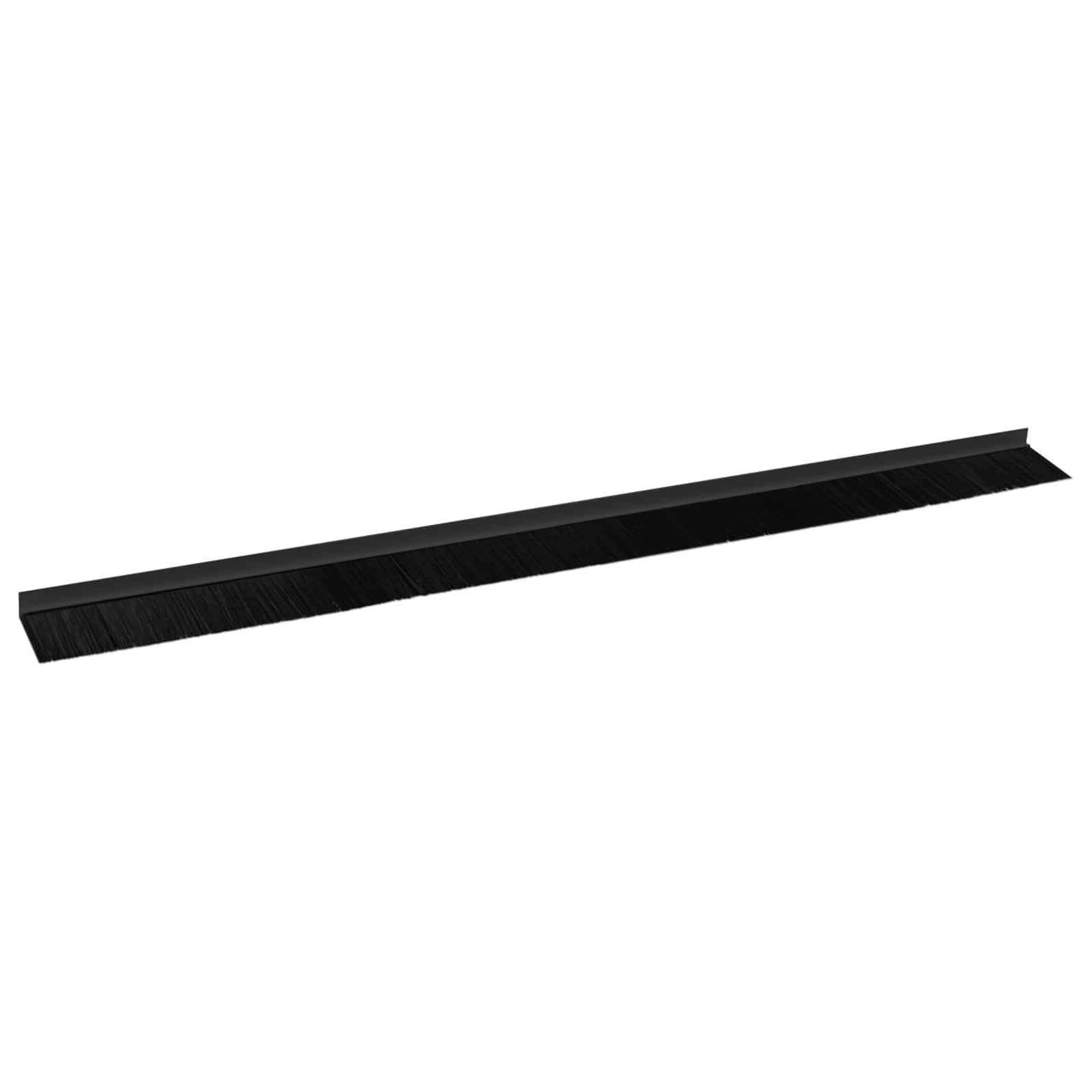 Selbstklebende Türbürstendichtungen 2 pcs Braun 100 cm