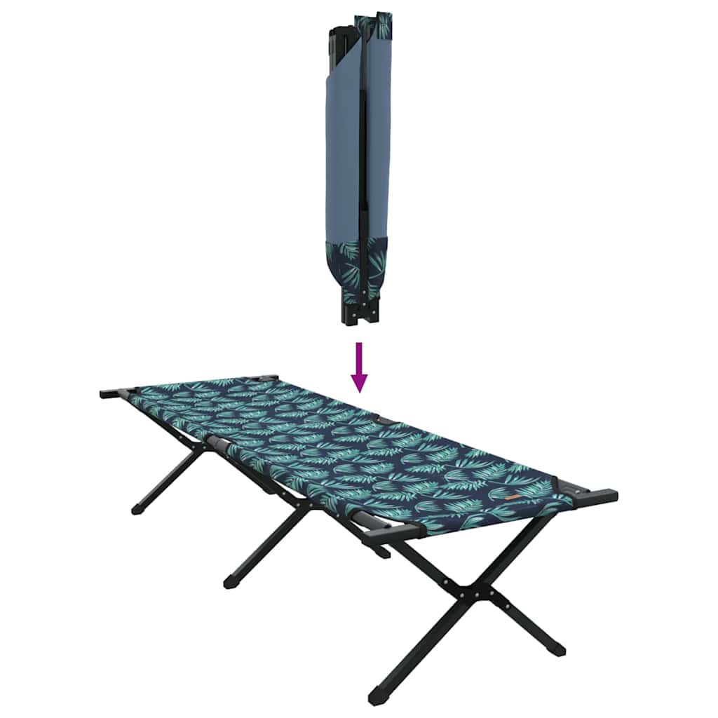 Klapp Schlafbett fürs Camping Blau 193 x 69 x 45 cm