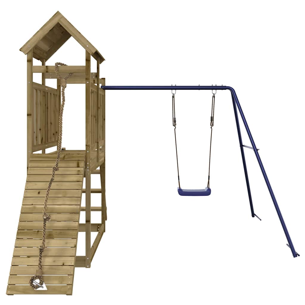 Spielturm Massivholz Kiefer