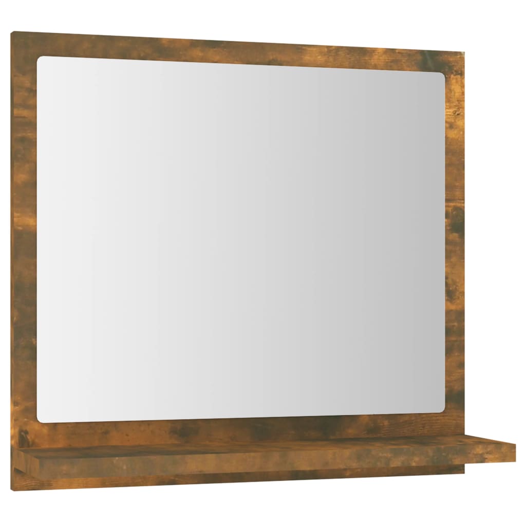 Badspiegel Weiß 40x10,5x37 cm Holzwerkstoff