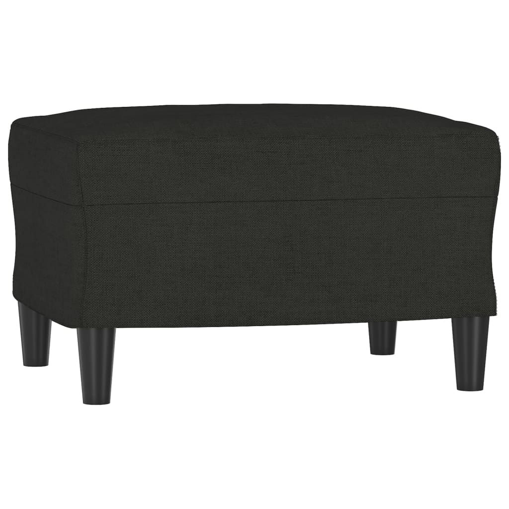 Fußhocker Hellgrau 60x50x41 cm Stoff