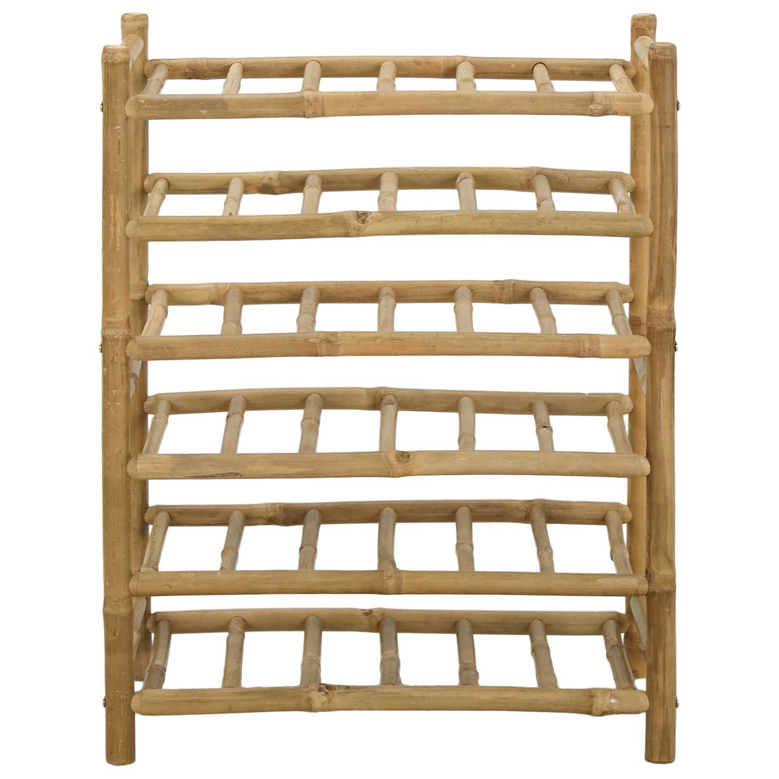 Weinregal Natur 32,5 x 29,5 x 36 cm Bambus