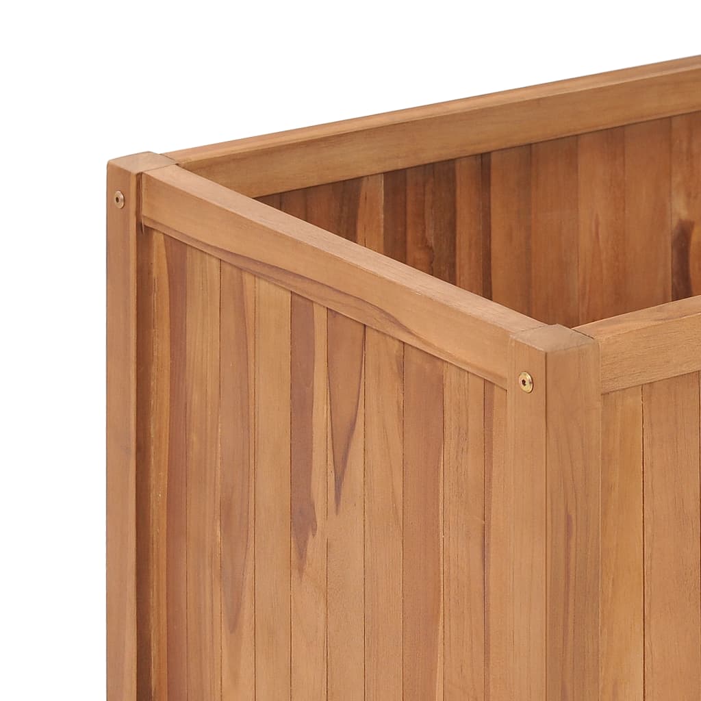 Hochbeet 150x30x25 cm Massivholz Teak