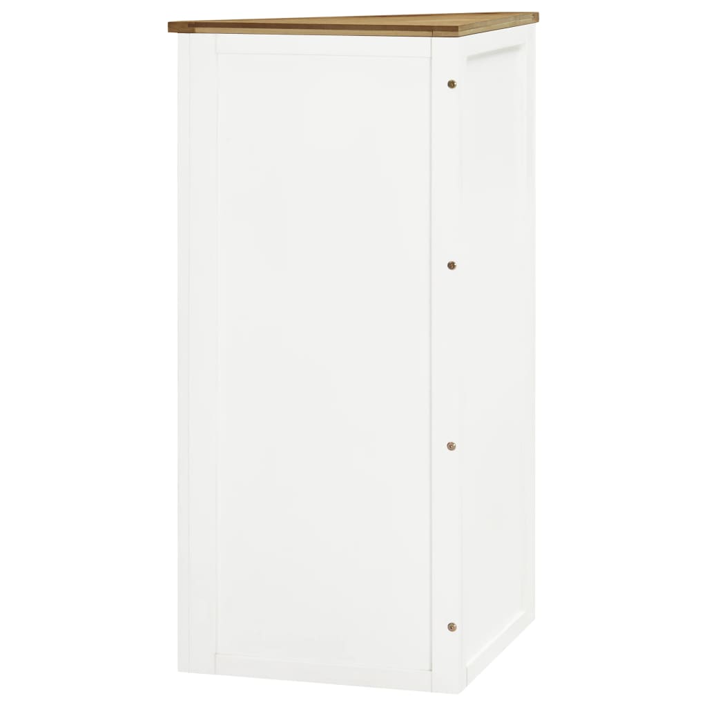 Eckregal 59x36x100 cm Massivholz Eiche