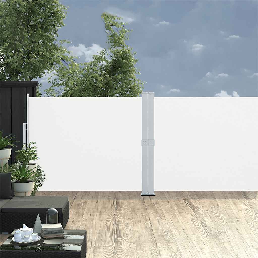 Ausziehbare Seitenmarkise 160×600 cm Braun