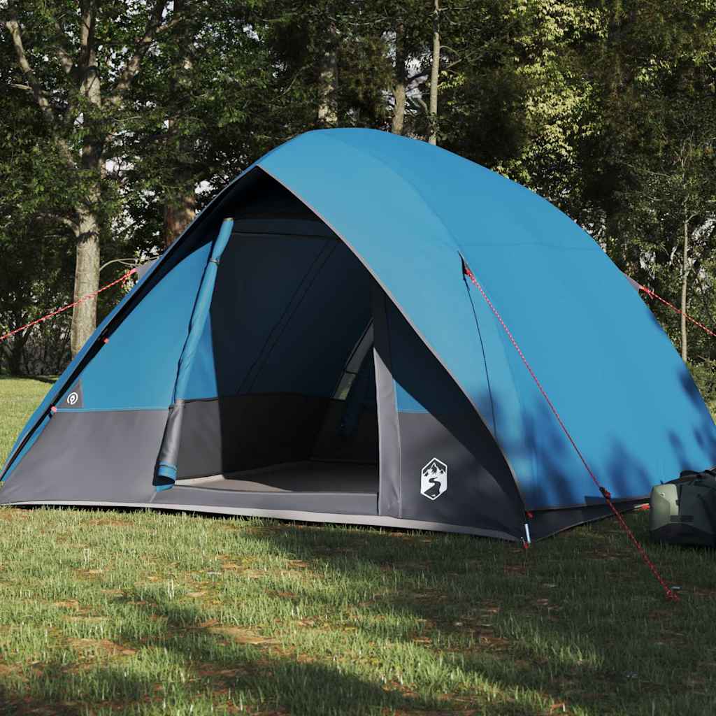 Campingzelt mit Dach mit Speicher Grün 320 x 275 x 190 cm Taft