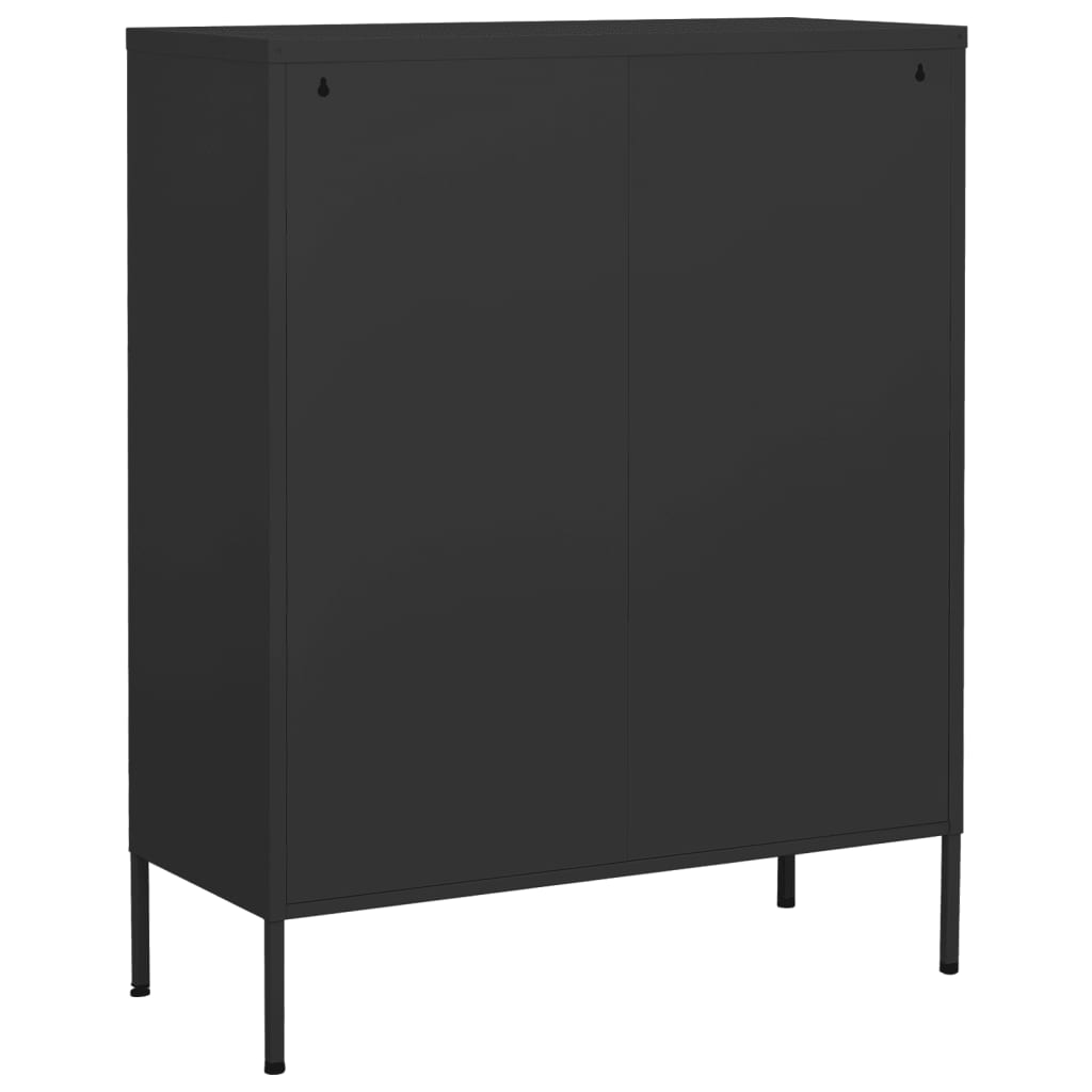 Lagerschrank Olivgrün 80x35x101,5 cm Stahl
