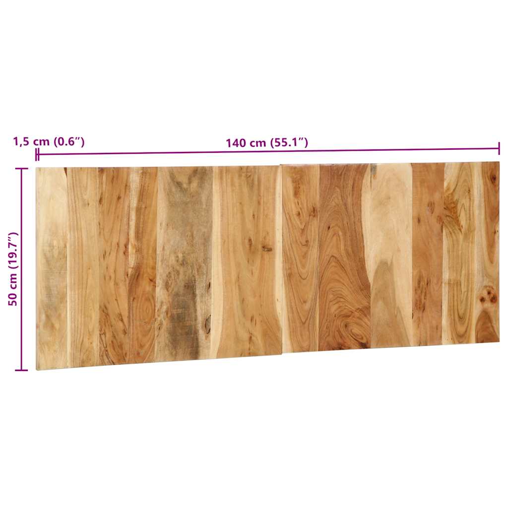 Kopfteil Mehrfarbig 160 cm Massivholz Altholz