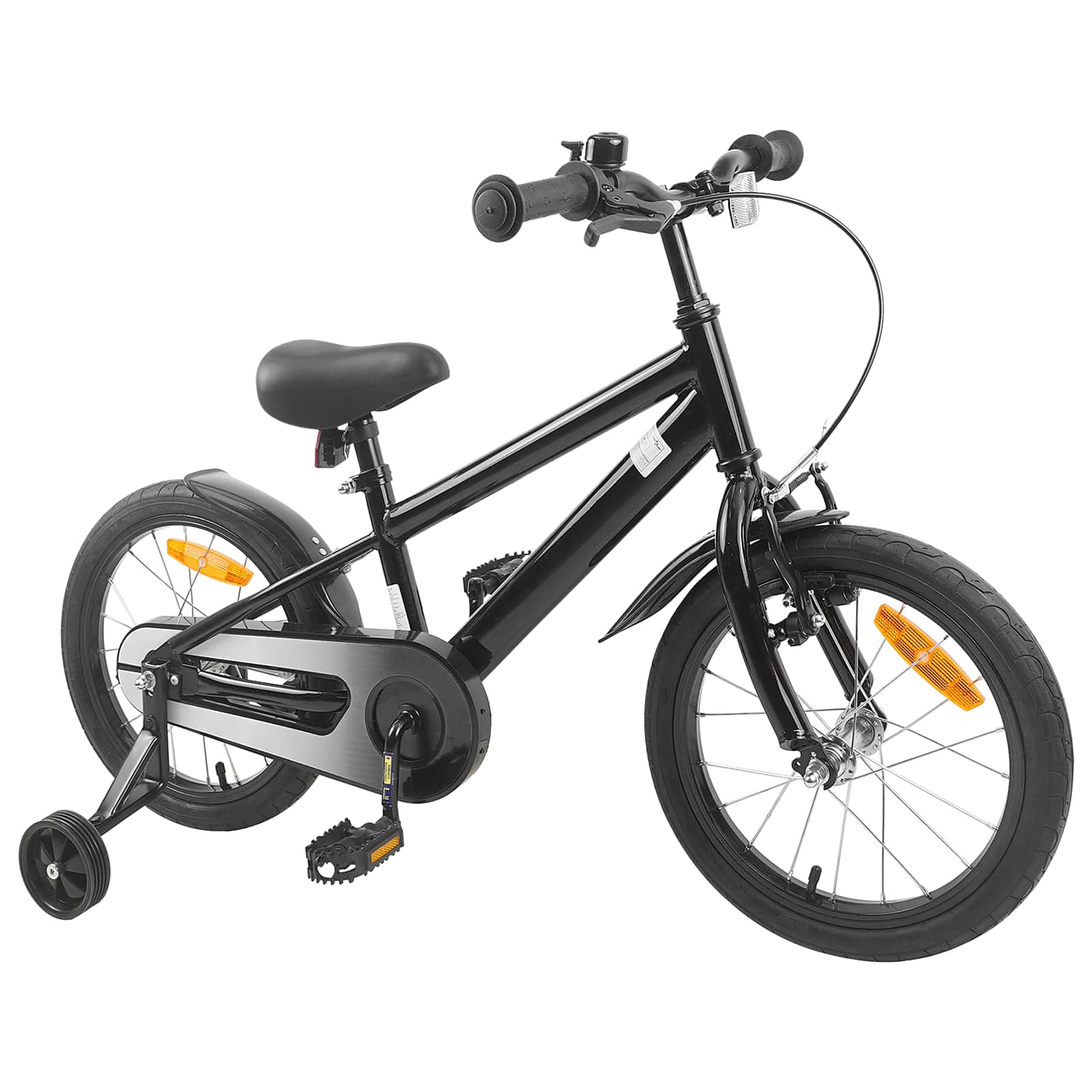Kinderfahrrad 16 Zoll für 4-6 Jahre alt Grün Schwarz