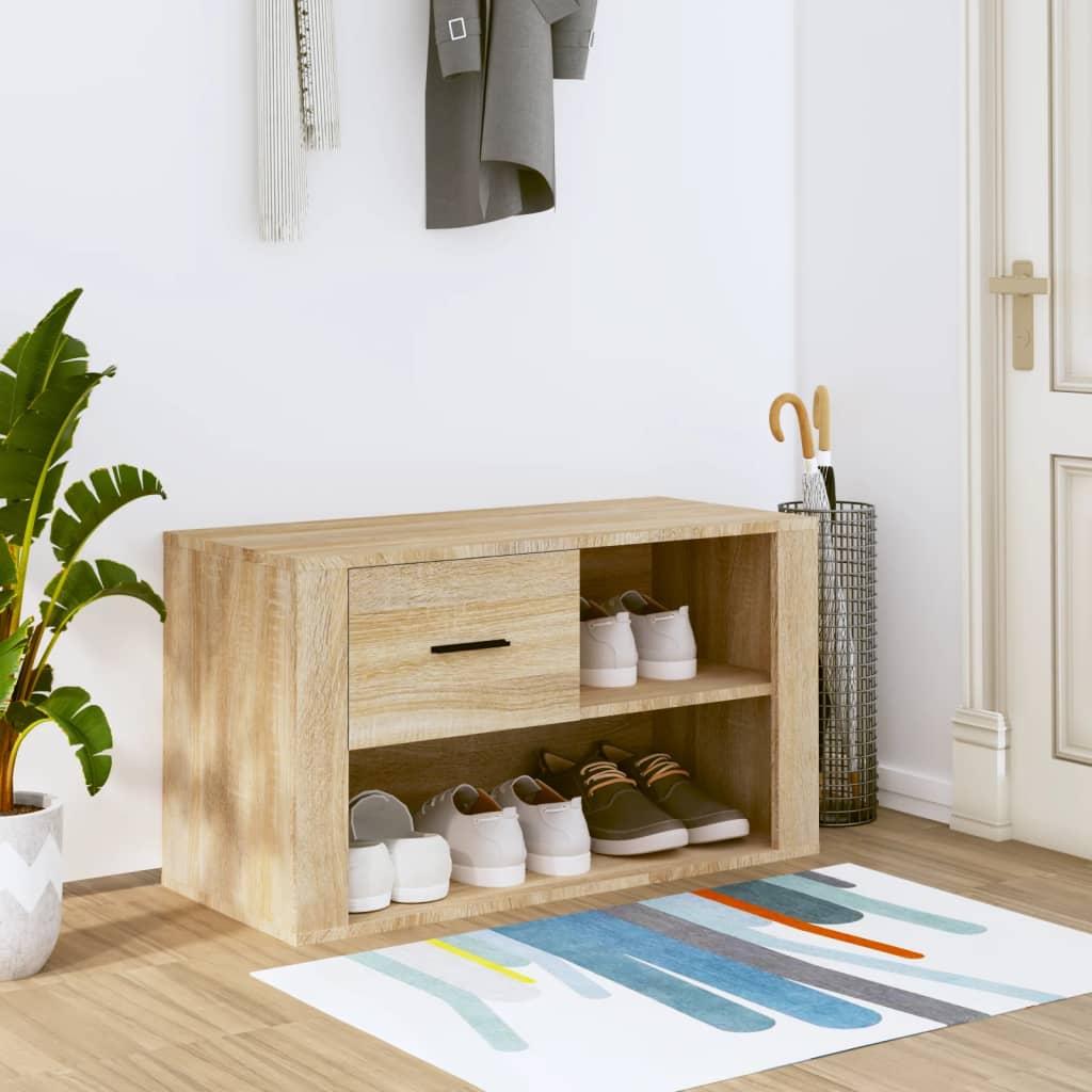 Schuhschrank Weiß 80x35x45 cm Holzwerkstoff